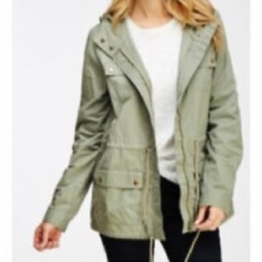 Life In Progress Green Utility Jacket - Picture 8 of 8